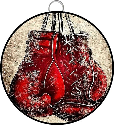 Boxing Knowledge Poster, Boxing Vintage Poster, Boxing Wall Art, Wissens-Poster, motivierende Wandkunst für Zuhause, Garten, Büro, Cafés, Bars, Pubs, Shop, 15,2 x 15,2 cm