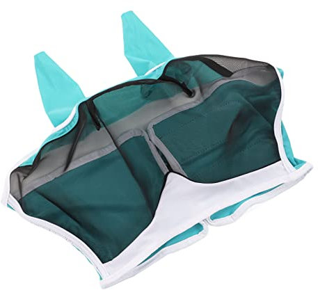 Pferde-Fliegenmaske, Atmungsaktive, Umfassende Sicht-Pferde-Augenmaske für Pferde (S)