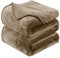 HOZY Kuscheldecke Flauschig Decke Fleecedecke - Kuscheldecke 220x240cm, Taupe, XXL Fleecedecke Sofa Decken,Warm Wohndecke Couchdecke Hundedecke Sofadecke flauschig, Sofa überwurfdecke