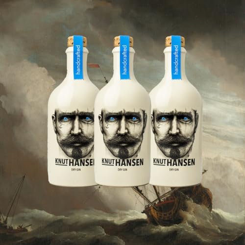 Promo Offerta 3 Bottiglie Gin Dry Knut Hansen Occhi Azzurri 3x 50cl