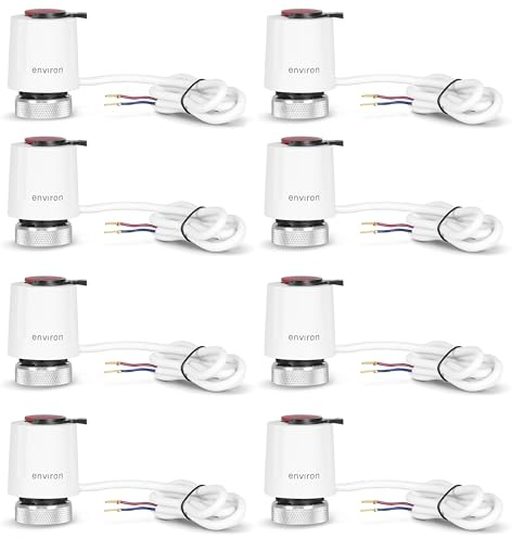 ENVIRON- ComfortFlow Stellantrieb M30 x 1.5 230V | für Fußbodenheizung | Heizung (8 Stück)