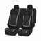 Auto Sitzbezüge Set FüR Mazda CX-5 CX5 2.Gen 1.Gen KF KE 2012-2024, Sitzbezüge Sitzschoner sitzbezüge Set Vordersitze und Rückbank Innenraum Zubehör, D/Black Gray