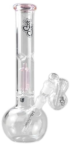 Bong Twobelly Pink - 3,2mm - 30cm + Feuerzeug
