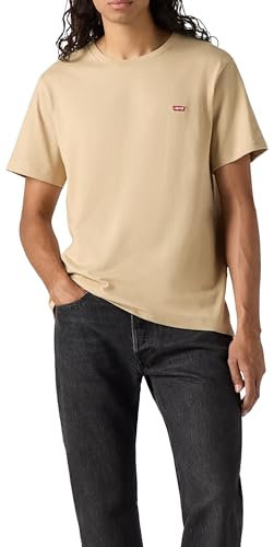 Levi's Men's Ss Original Housemark Tee T-Shirt, Chino, XXL
