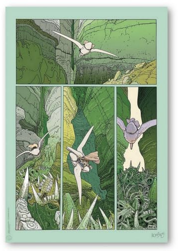 Moebius Arzak Sammelposter – Der letzte Aufwand (50 x 70 cm)
