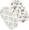 ifundom 2pcs Removable Stretchy Bassinet Mattress Sheet Elastic Cradle Cover for Girl Boy Washable Breathable Comfortable Fitted for Crib Bedding