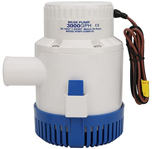 24 -V -Yacht -Bilgenpumpe, Große Horizontale Automatische Tauchpumpe Effizienter Motor für Yachts, Angelboote