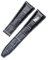NBCNZCTSAS Passend for Maurice Lacroix PT6148 PT6158 PT6168 24 mm schwarzes Lederarmband, Uhrenzubehör, Hautleder(BLACK,20mm)