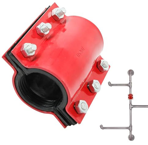 Pipe Leak Repair Clamps, Heavy Duty Steel Clamp for Quick Pipe Repair, EmergencyPipe Repair Kit, Water Pipe Repair Steel Repair Clamp for Various Hose, Fix Pipe Leaks Effortlessly