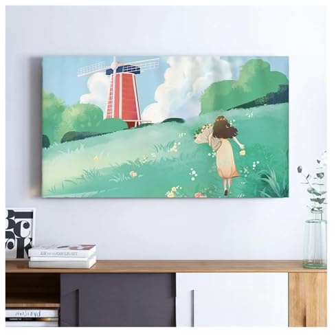 GSJNHY TV-Abdeckung, Staubschutz, Monitor-Staubschutz, Geeignet For Smart TV, Innendekoration, Staubdicht elastischem(Color-02,27 inch)