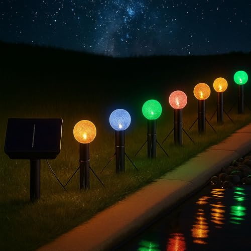 Solarlampe Lichterkette schwarz Außenleuchte Solarleuchte Terrassenlampe, IP44 Akku Stufenschalter Kunststoff schwarz, RGB LED warmweiß, LxBxH 770x3x15cm