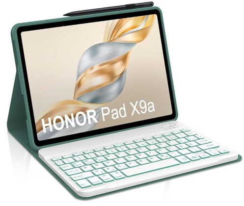 Occtingkind Für Honor Pad X9a 11.5 Tastaturhülle mit Beleuchtung QWERTZ