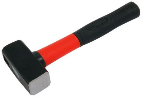 Club Hammer Fibre Handle 1kg (High Grade Red Handle)