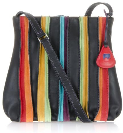 mywalit Unisex Medium Bag Cross Body, Schwarz-Schwarz