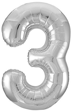 3 Silver - 34 Foil Numbers