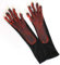 Teufels - Handschuhe, Unterwelt, Hallowen, Hölle, Teufel, Karneval, Mottopart...