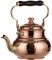 DEMMEX Théière en cuivre martelé 2017 pour cuisinière, 1,5 l (cuivre)