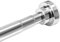 EC Breath Tringle télescopique en acier inoxydable pour rideau de douche, Acier inoxydable, Argenté., 155-260cm