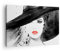 Bilder auf Leinwand Frau Gesicht Lippen Leinwandbild mit Rahmen 70x50cm Wandbilder Dekoration Wohnzimmer Schlafzimmer Küche Deko Klein Wanddeko Bild Wand Kunstdruck Art Wall Decor Canvas AA70x50-3916