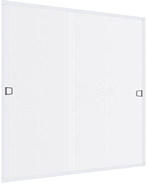 Windhager Zanzariera con Telaio in Alluminio per finestre, 120 x 150 cm, Bianco