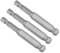 sourcing map 3 Pcs H8 (8mm) Ball End Screwdriver Bits, S2 Steel Magnetic 2.6 Inch Long Drill Bit with 1/4 Inch Hex Shank