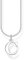 Thomas Sabo Damen Halskette Buchstabe C silber 925 Sterlingsilber, 38-45 cm Länge