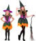 W WIDMANN MILANO Party Fashion - Kinderkostüm Hexe, Kleid, Hexenhut, Zauberer, Märchen, Faschingskostüme, Halloween