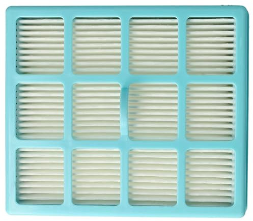 vhbw 1x filtre compatible avec Philips Easy Life FC8144/01, FC8142/02, FC8146/01 aspirateur - filtre HEPA bleu/blanc