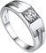 Suplight Herrenring 925 Sterling Silber Damen Solitärring Diamant Cubic Zirkonia Ehering Weißgold Bandring minimalistisch Weddingring 64