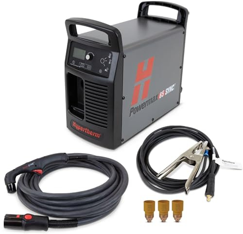 Hypertherm Powermax 65 SYNC Plasma Cutter w/ 25 ft. 75 Degree Handheld Torch 083343