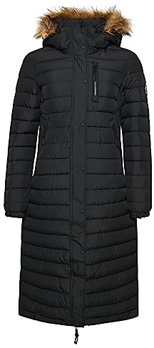 Superdry Damen Super Long Line Fuji Jacket A4 – gepolstert