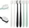 WLLHYF 6 PCS Extra weiche Zahnbürste Micro Nano Zahnbürsten Sterile Faser Erwachsene Zahnbürste Schmerzlos Bürsten für empfindliche Zahnfleisch Zähne Oral Gum Rezession Kind Kinder (Set 1, 6)