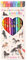 Depesche 12055 Miss Melody - Buntstifte Set mit 10 Farben im Etui, inkl. Radierer-Topper auf jedem Stift, zum Ausmalen in der Schule und Freizeit
