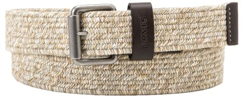 Levi's Herren & Unisex Stretch Woven Belt, Natural TAN, 95