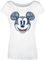 Mickey & Minnie Mouse Tribal Loose Shirt Female Weiss, Größe:S