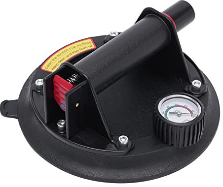 Saugheber 8 Zoll Vakuum Glasheber - 180kg tragfähiger Vakuumheber, Vakuum Saugnapf mit Aufbewahrungsbox für Glas Laminat Marmor Windschutzscheiben Türen Fenster