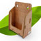 Stableco 1x support de prospectus écologique mural format A6 vertical à 1 compartiment, support mural indoor au design naturel No Plastic! Just Paper! Support de brochures mural