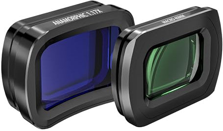 Skyreat Macro Lens & Anamorphic Lens for DJI Osmo Pocket 3 Creator Combo Accessories
