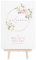 Personalised Pink Floral Welcome Sign for Wedding/Hen Do/Birthday Party/Baby Shower (FC5) (A3 with Easel)
