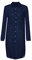 Bikini Oberteil Bikini Damen Schwarz Frauen Sommer Casual Lose Sexy Einfarbig Dünne Lange Hülse Tasche Lange Hemd Rock Cover Up Top Damen Sexy DurchbräUnende Bademode (Navy, One Size)