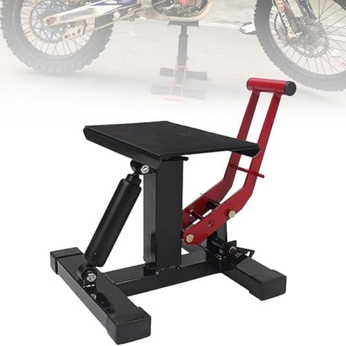 Hlixzoy Motorcycle Repair Bench, Car Bench/Parking Stand/Repair Fluid Bench, Adjustable Height Scissor Jack Platform, Safety Lock Design, Car, Atv Garage