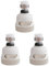 RORPOIR 3pcs Faucet Shower Head Diffuser Water-Saving Kitchen Faucet Acid-Resistant 360° Rotatable Easy to Install