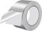 Supaway 1 Rolle Aluminium-Klebeband 75mm x 50m Selbstklebende Alufolie Silber Alu Klebeband Hitzebeständig Aluminiumfolienband Dichtband Alu Tape für Dämmung & Rohrisolierung, Lüftungs & Klimaanlagen