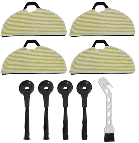 Perfetto per Shark Av2601Wa Rv241Wd Rv2610Wa Av2610Wa Rv2620Wd Rv2610Wfus Rv2410Wd Ai Ultra 2 in 1 Robot Aspirapolvere Panno di Pulizia in Microfibra Boccole Filtro Aspirapolvere