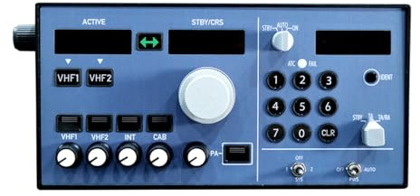 TechSpieler A105 V3.0 All-in-One-Panel RMP+ATC+ACP, Lichtpanel Kompatibel Mit FENIX A32X, FBW A32X, INibuild Windows Flight Sim Home Cockpit Für Xmsfs 2020/2024