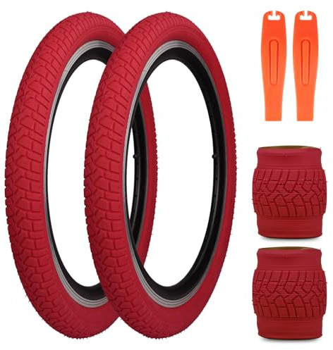 GRELiving Neumático de Bicicleta 20x2.125 Pulgadas, 30 TPI, para Mountain Bike/Bici Ciudad/BMX