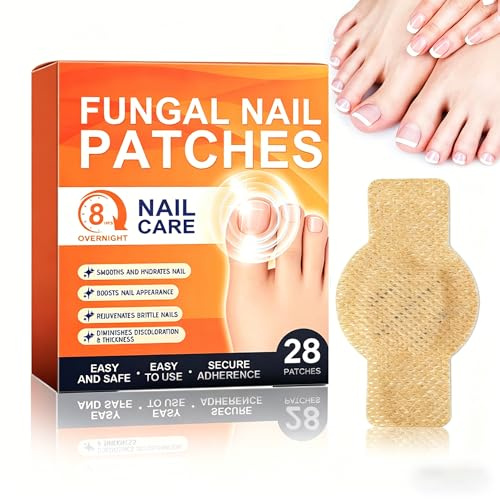 Fungal Nail Patches: Toenail Fungus Treatment Extra Strength - Nail Fungus Treatment Patches for Toenail and Fingernails (Beige)