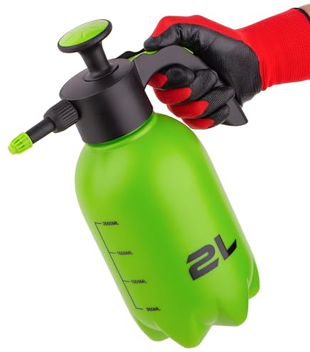 MIVOS Pulvérisateur à Pression 2 litres - de Jardin Haut de Gamme, Pulvérisateur à Pompe pour Balcon, terrasse et Jardin - pour Plantes, l'entretien des Plantes, à Main