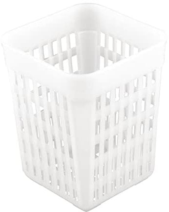 Olympia P175 Square Cutlery Basket 140X110X110mm Kitchen Spoon Utensil Holder Trays, Clear