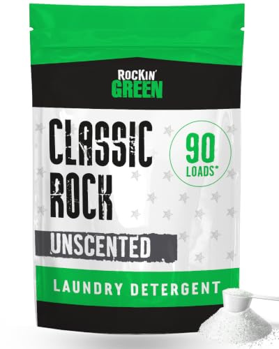 Rockin' Green - Klassisches Konzentrat-Wäscherei-Reinigungsmittel Unscented - 45 Unze.